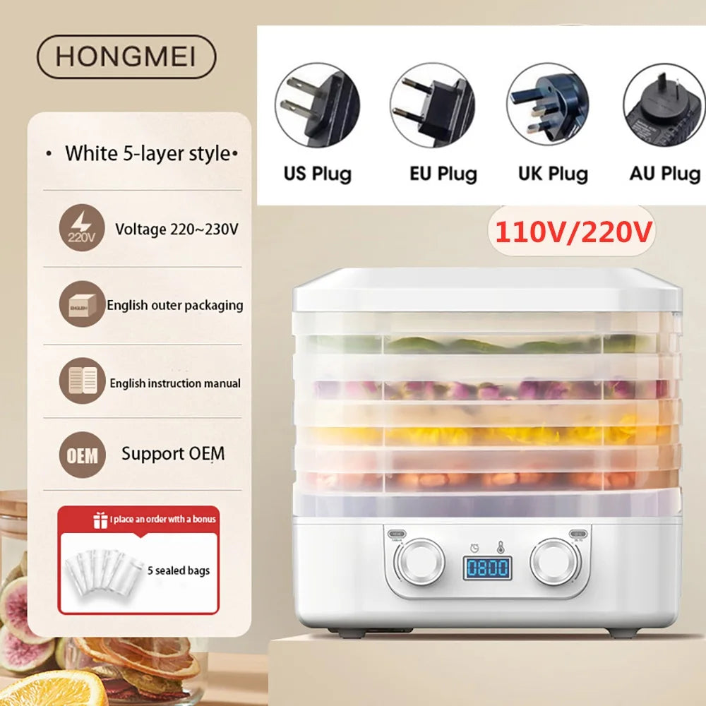 5 Layer Smart Electric Food Dryer