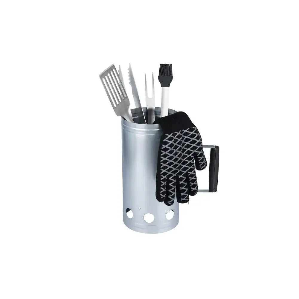 6pc Set Charcoal Chimney Starter