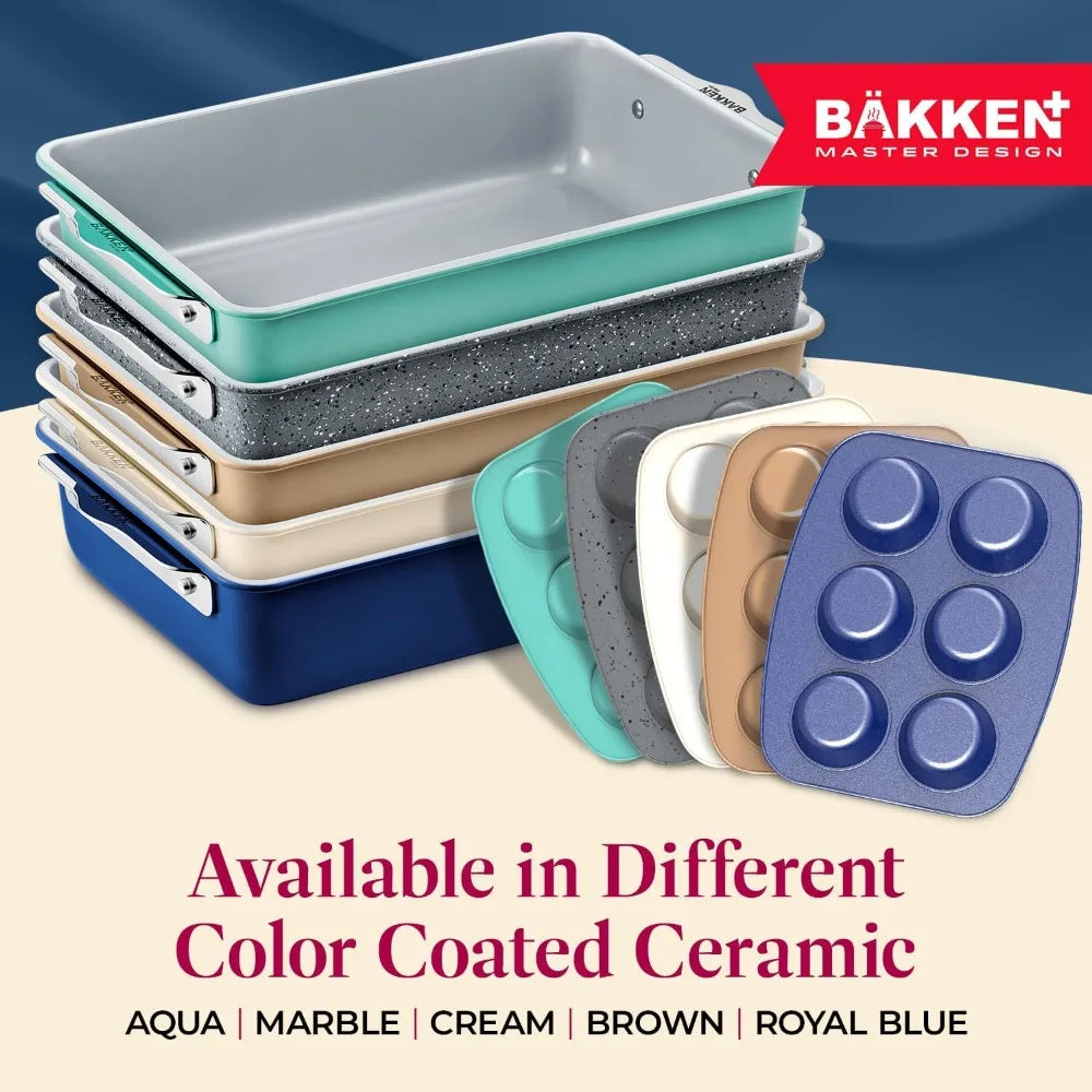 8-Piece Stackable Bakeware Set