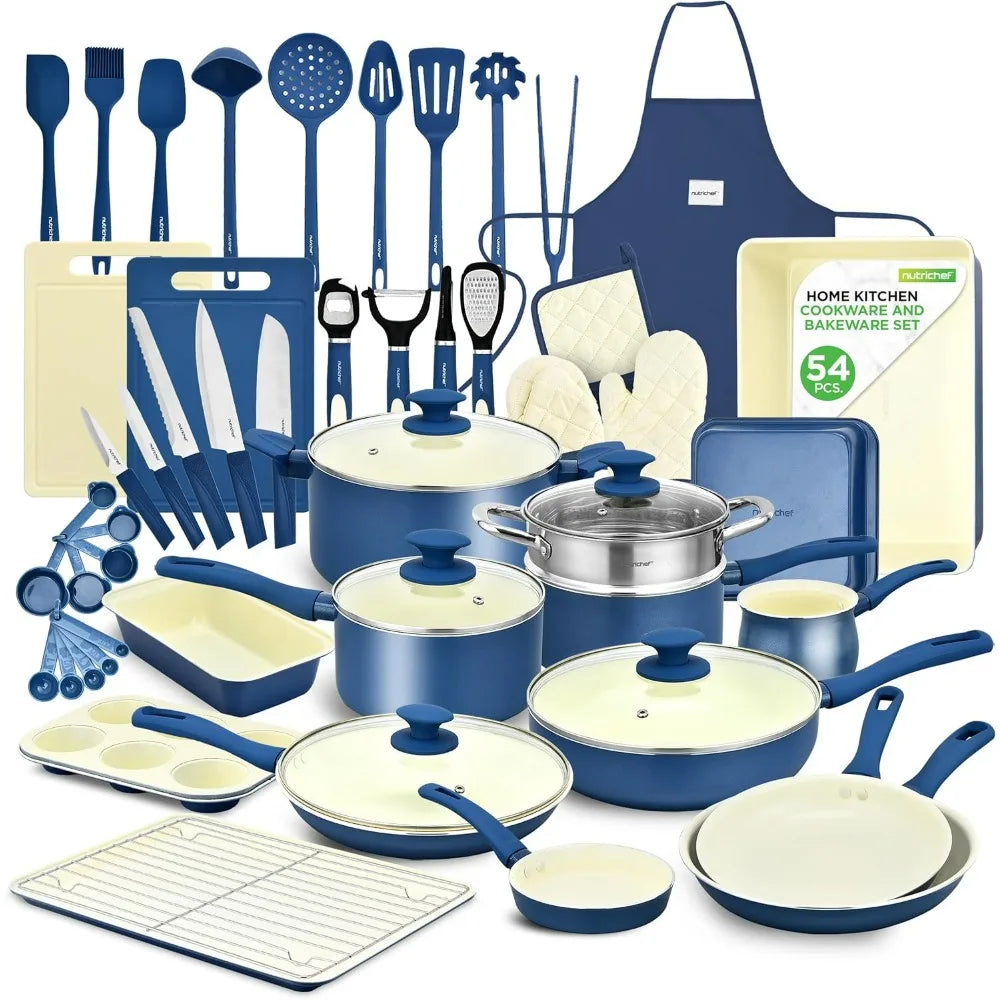 54 Piece Professional Grade Cookware Set