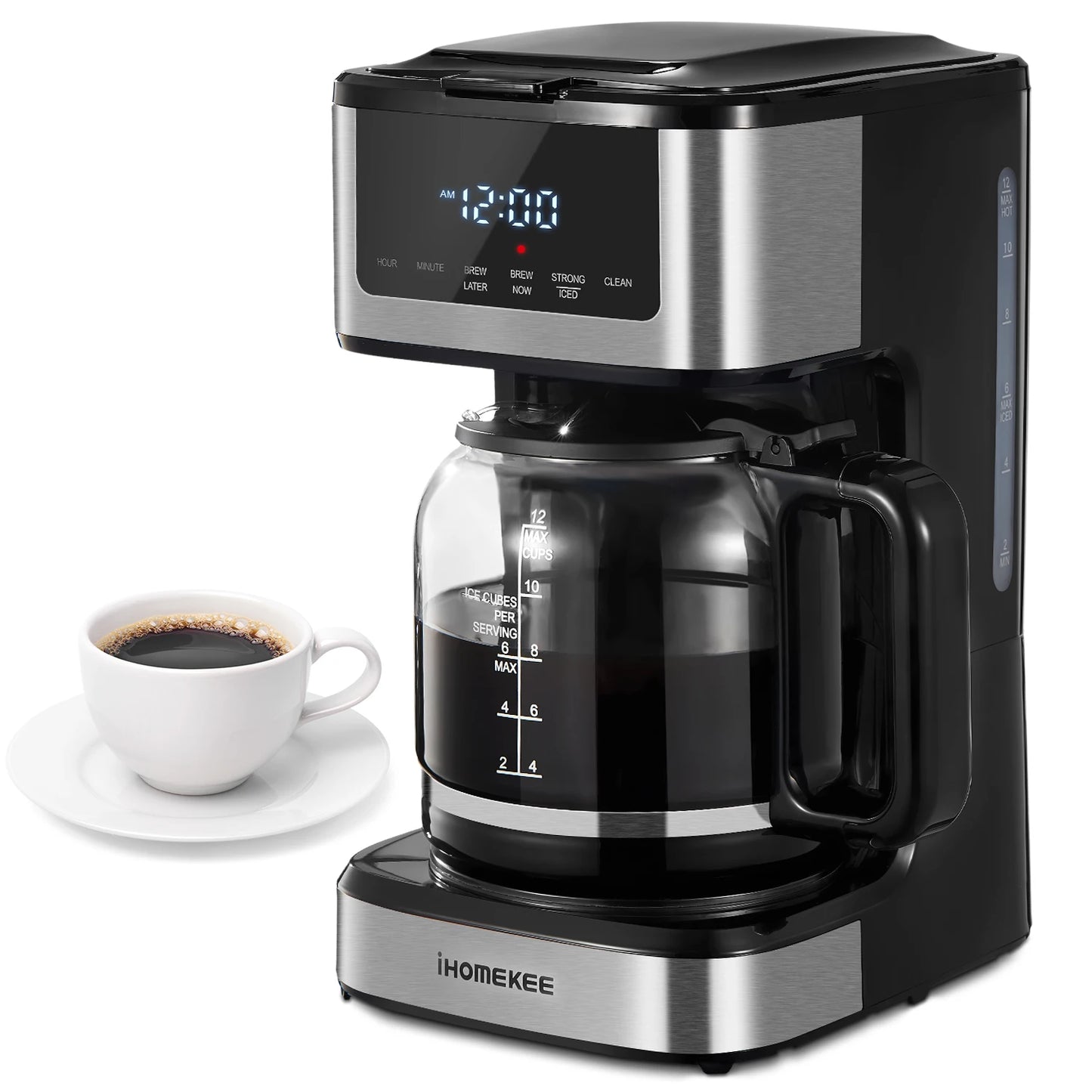 12 Cup Programmable Drip Coffee Maker