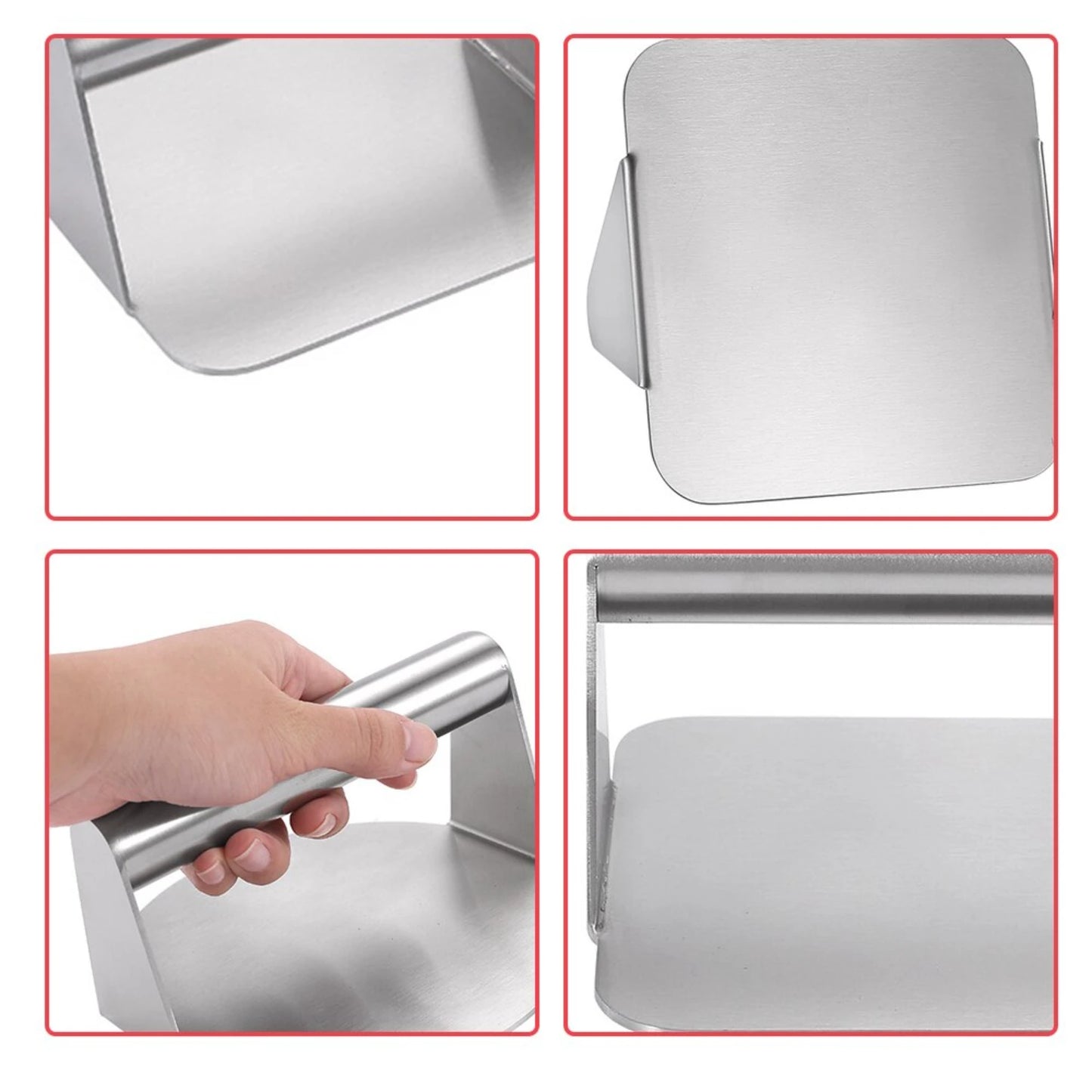 Convenient Non-Stick 304 Stainless Steel Hamburger Press