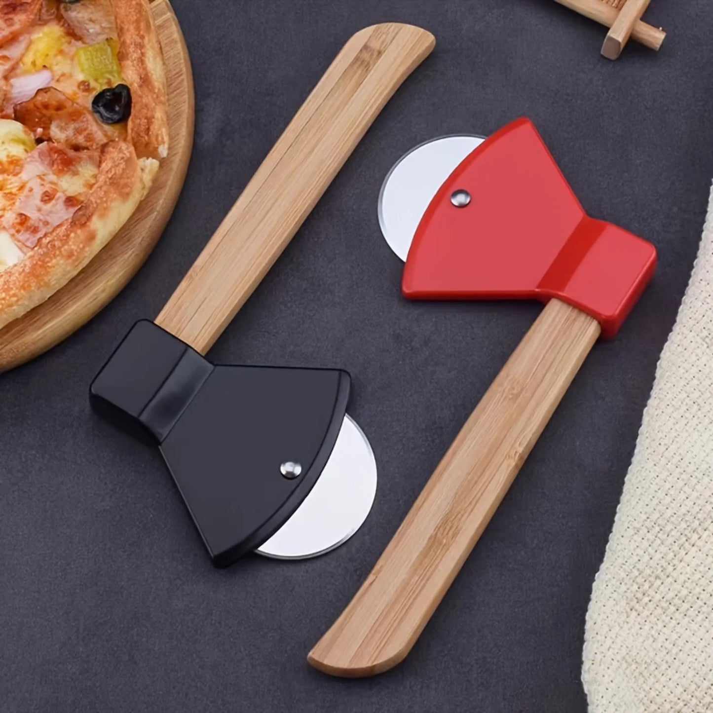 Stainless Steel Axe Pizza Cutter