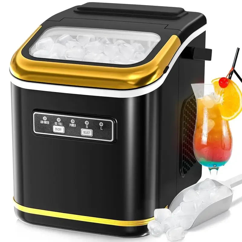 COWSAR Countertop Self-Cleaning Bullet Ice Maker