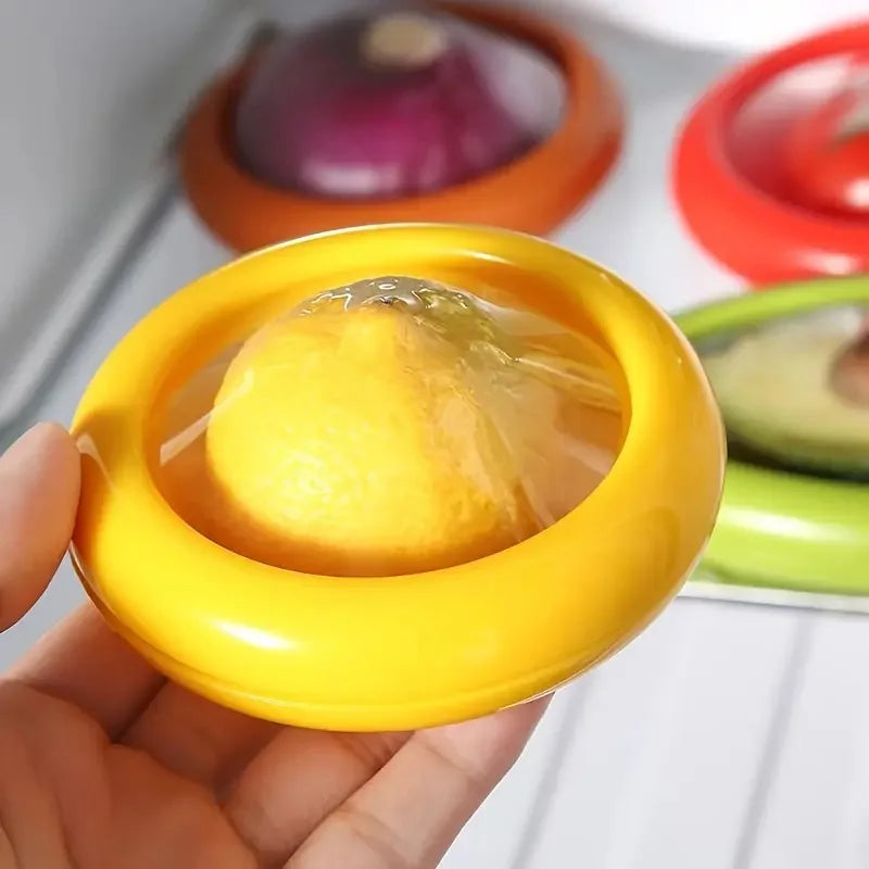 4Pcs Silicone Fruit Storage container