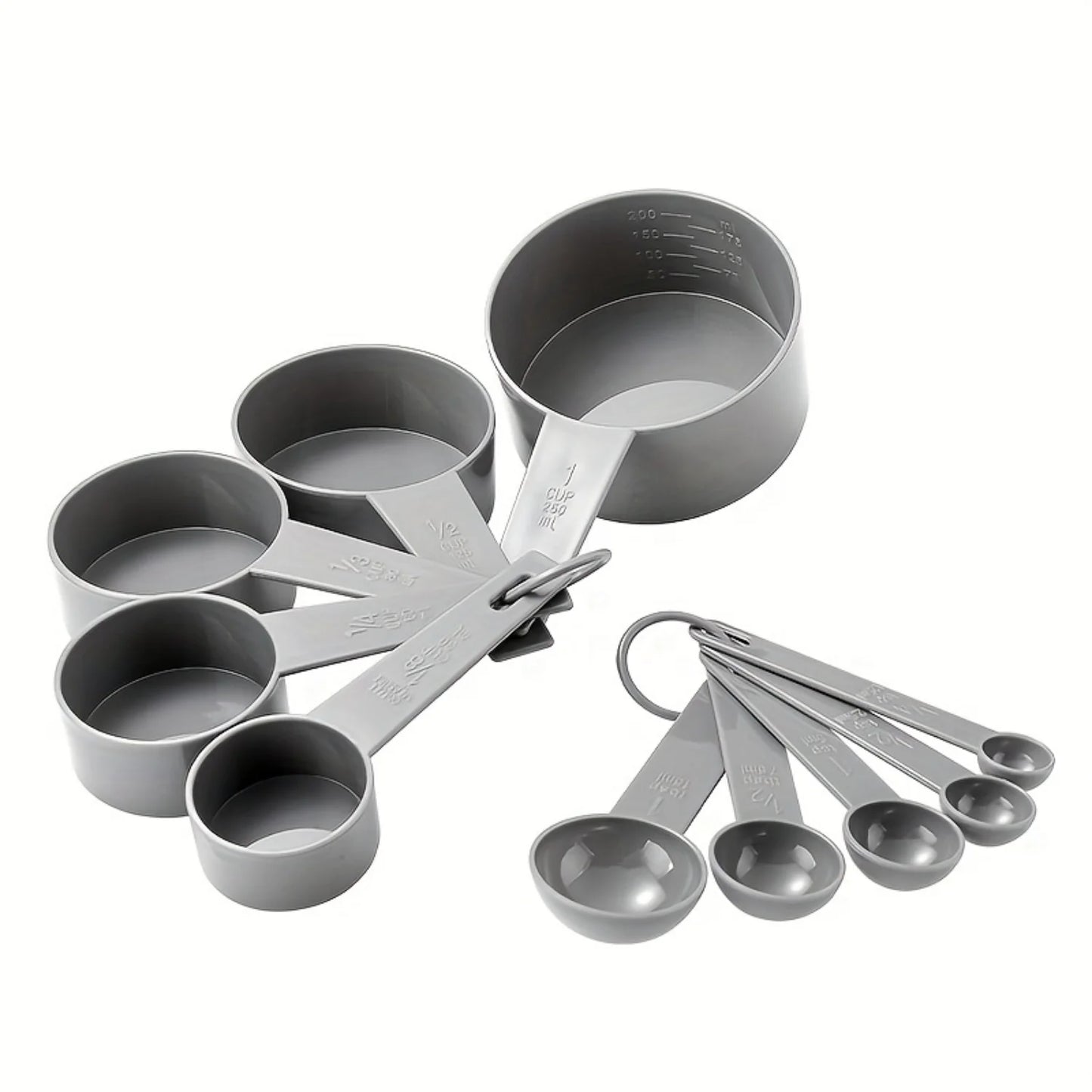 10-Piece Stackable Measuring Cup & Spoon Set