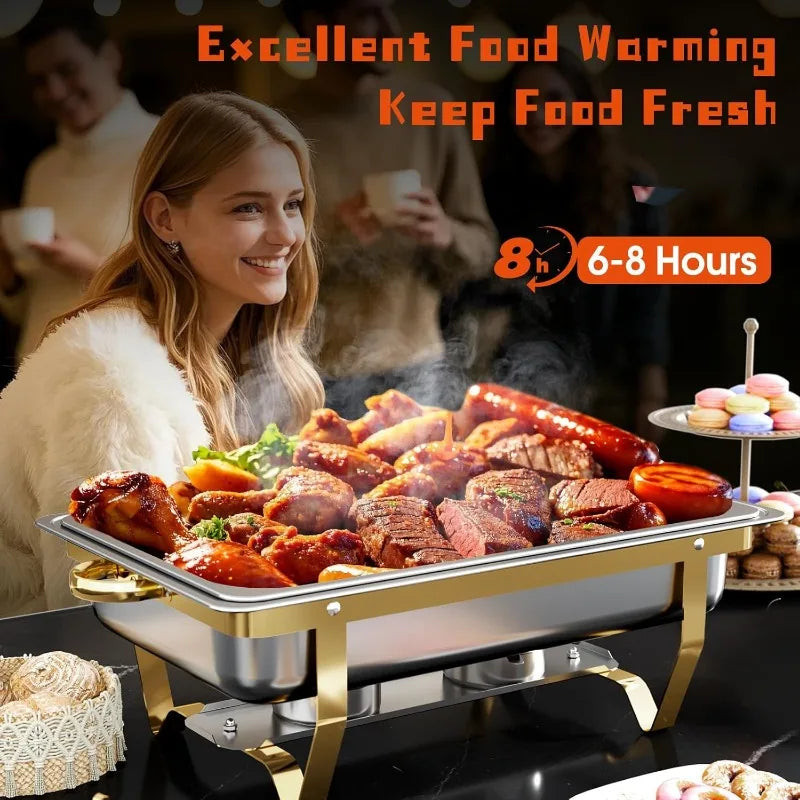 9QT High Grade Chafing Dish Buffet Set