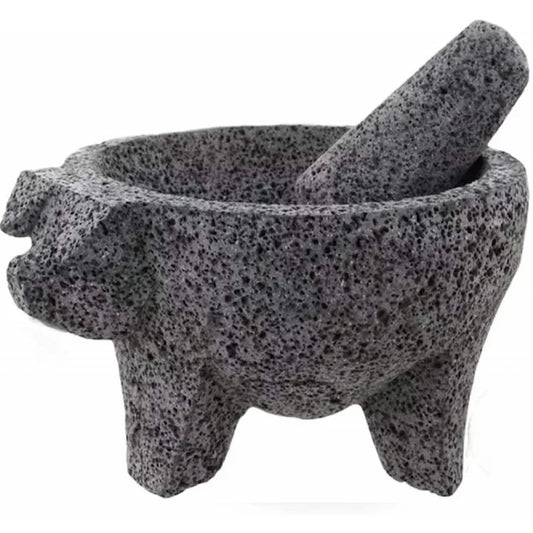 8.6 inch Molcajete Mortar and Pestle