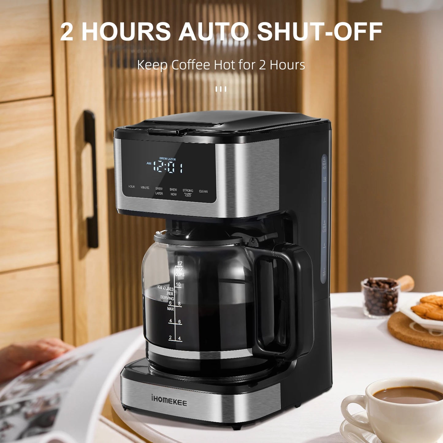 12 Cup Programmable Drip Coffee Maker