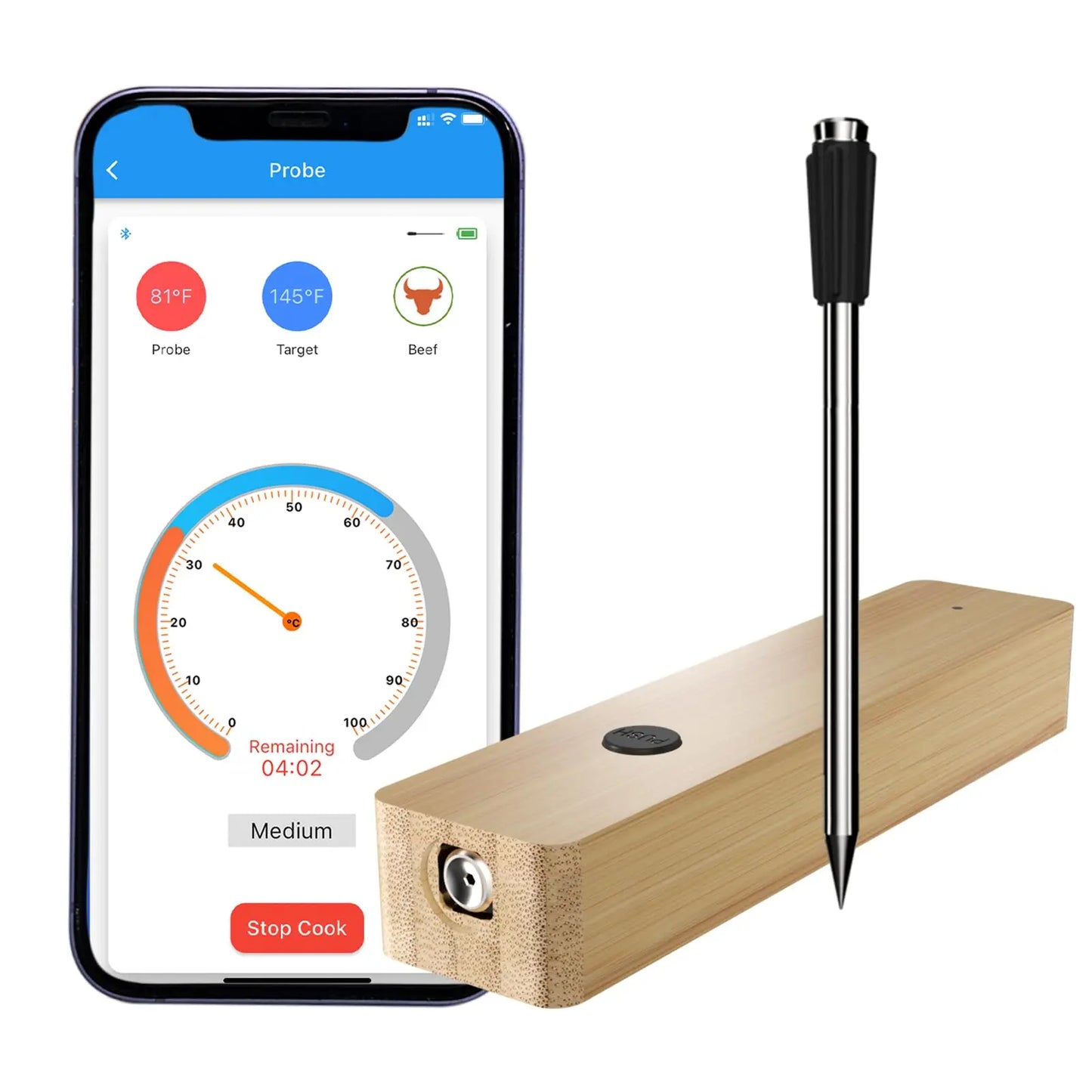 Wireless Meat Thermometer BBQ/Baking